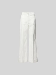 Jeans mit Label-Stitching von Victoria Beckham Weiß - 15