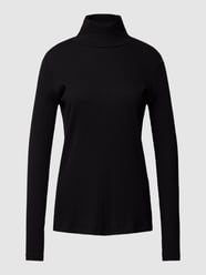 Shirt met lange mouwen en fijnrib van Smith and Soul Zwart - 24