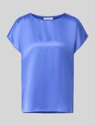 T-Shirt aus Satin mit Häkelspitze von Christian Berg Woman - 32