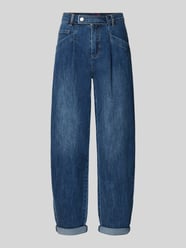 Regular Fit Barrel Jeans aus Baumwoll-Mix Modell 'Studio Pants' von Buena Vista - 43