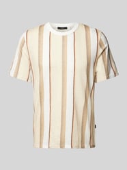 T-Shirt mit Rundhalsausschnitt Modell 'BLAPALMA' von Jack & Jones Premium Beige - 39