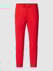 Broek met siernaden, model 'Jorden' van Cambio Rood - 20