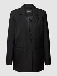 Blazer mit Reverskragen Modell 'NEVA' von Pieces Schwarz - 1