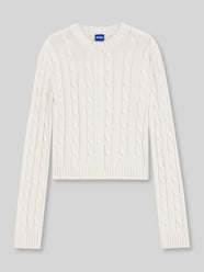 Slim Fit Strickjacke aus Baumwoll-Mix Modell 'Sbradina_B' von HUGO Blue - 29