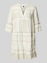 Figurumspielendes Tunikakleid aus reiner Baumwolle Modell 'DICTHE' von Vero Moda Beige - 30