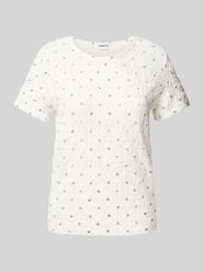 T-Shirt mit Paillettenbesatz von Jake*s Casual - 33