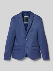Żakiet o kroju slim fit z kołnierzem z połami od G.O.L. - 37