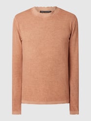 Pullover im Used-Look von DANIELE ALESSANDRINI Orange - 28