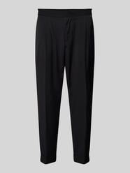 Tapered fit stoffen broek met elastische band van Antony Morato - 1