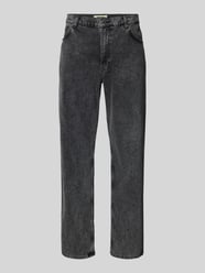 Regular fit jeans in 5-pocketmodel, model 'LEROY' van WOODBIRD Grijs / zwart - 1