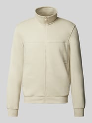 Sweatjacke mit Stehkragen von s.Oliver RED LABEL Beige - 38