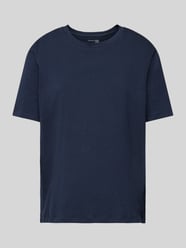 T-Shirt mit Rundhalsausschnitt von Schiesser Blau - 44