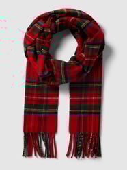 Schal mit Tartan-Karo von Christian Berg Men Rot - 19