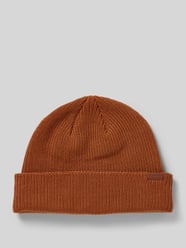 Czapka beanie z naszywką z logo model ‘PORTSIDE FISHERMAN’ od COLUMBIA Brązowy - 10