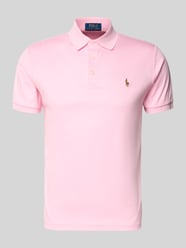 Regular Fit poloshirt van puur katoen van Polo Ralph Lauren Fuchsia - 4