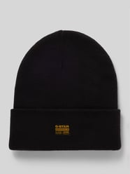 Beanie met labelpatch, model 'Effo' van G-Star Raw - 3