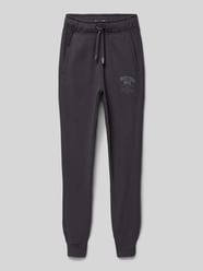 Sweat Pants mit verstellbarem Bund von Tom Tailor Grau - 2