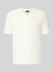 T-Shirt aus Modal-Mix mit V-Ausschnitt von Emporio Armani - 31