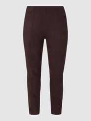 Legging in suèdelook, model 'Atonia' van Junarose Bruin - 19