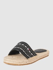 Pantolette mit Streifenmuster von Tommy Jeans Schwarz - 7