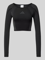 Cropped Longsleeve mit Label-Print von ADIDAS SPORTSWEAR - 40