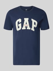 t-shirt z logo i okrągłym dekoltem od GAP - 2