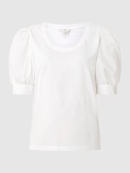 T-Shirt aus Bio-Baumwolle Modell 'Sisa' von Selected Femme Weiß - 35