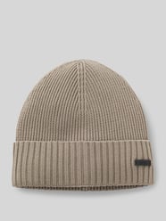 Mütze aus Wolle mit Logo-Patch von BOSS - 38