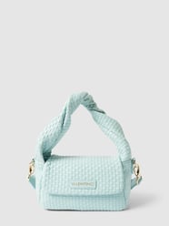 Torebka z efektem plecionki od VALENTINO BAGS Niebieski - 41