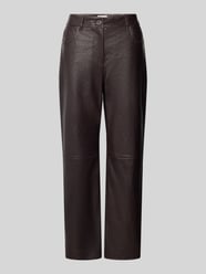 Lederhose aus Lammnappa von Weekend Max Mara - 33