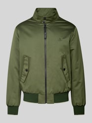 Harrington Jacket mit Stehkragen von Marc O'Polo Grün - 30