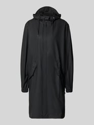 Krój regular fit parka z kapturem Model 'Fishtail' od Rains - 9