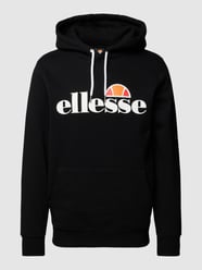 Hoodie mit Label-Print Modell 'GOTTERO' von Ellesse Schwarz - 35