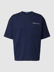 T-Shirt mit überschnittenen Schultern von Polo Ralph Lauren Blau - 46