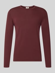 Regular Fit Longsleeve aus reiner Baumwolle Modell 'Irmino' von DRYKORN Bordeaux - 39