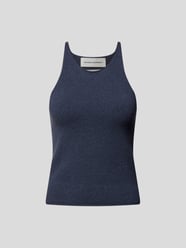 Top in Strick-Optik von Extreme Cashmere Blau - 42