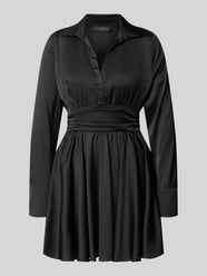 Mini-jurk met V-hals, model 'CONCETTA FLARE DRESS' van Guess - 11