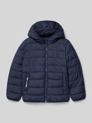 Gewatteerd regular fit jack met capuchon van s.Oliver RED LABEL - 39