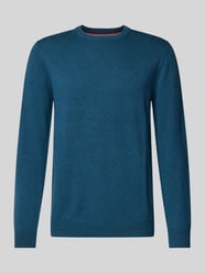 Gebreide pullover met wol en ronde hals van Christian Berg Men Groen - 13