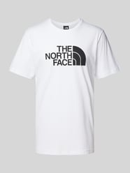 T-Shirt mit Label-Print Modell 'EASY' von The North Face Weiß - 24