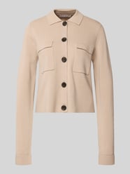 Regular Fit Strickjacke aus Woll-Mix von Christian Berg Woman Selection Beige - 47