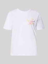 męski t-shirt o kroju regular fit z czystej bawełny model 'BRIANNA' od PIECES - 31