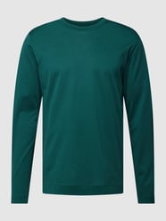 Longsleeve mit Rundhalsausschnitt Modell 'Mix+Relax Langarmshirt' von Schiesser Grün - 6