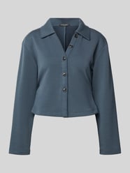 Bluzka krótka z kołnierzem z połami i listwą guzikową od Scotch & Soda - 17
