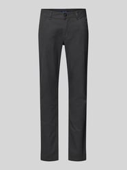 Straight Leg Chino mit Strukturmuster von Christian Berg Men Grau - 35