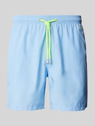 Regular Fit Badeshorts mit Label-Badge Modell 'LIGHTING PANTONE' von MC2 Saint Barth - 12