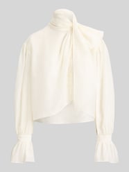 Cropped Langarmbluse aus Baumwoll-Seiden-Mix von Polo Ralph Lauren - 20