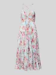 Knielanges Cocktailkleid mit Plisseefalten von ADLYSH - 14