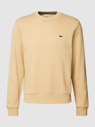 Sweatshirt in Melange-Optik von Lacoste Beige - 16