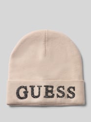 Mütze aus Viskose-Mix mit Label-Detail von GUESS Pink - 45